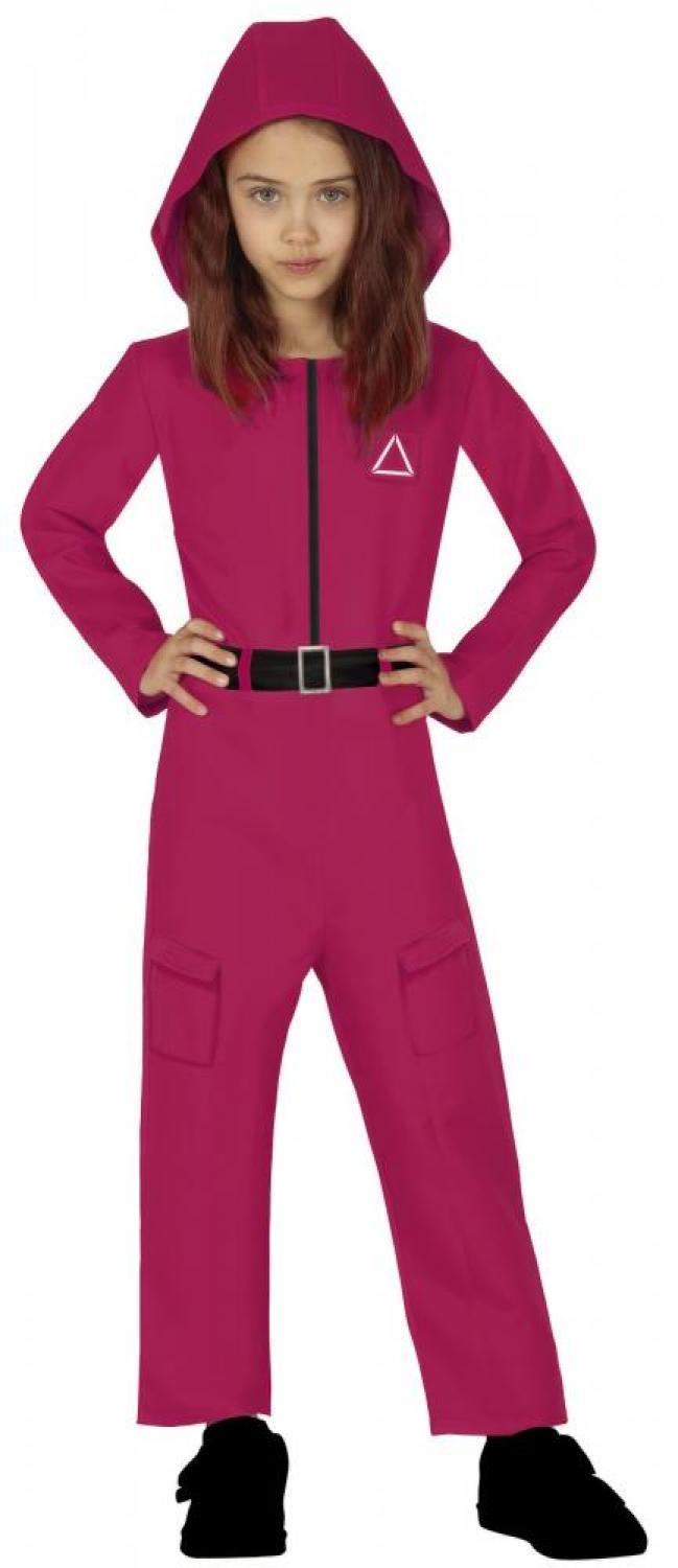 Combinaison Squid Game gardien de jeu taille 10/12 ans