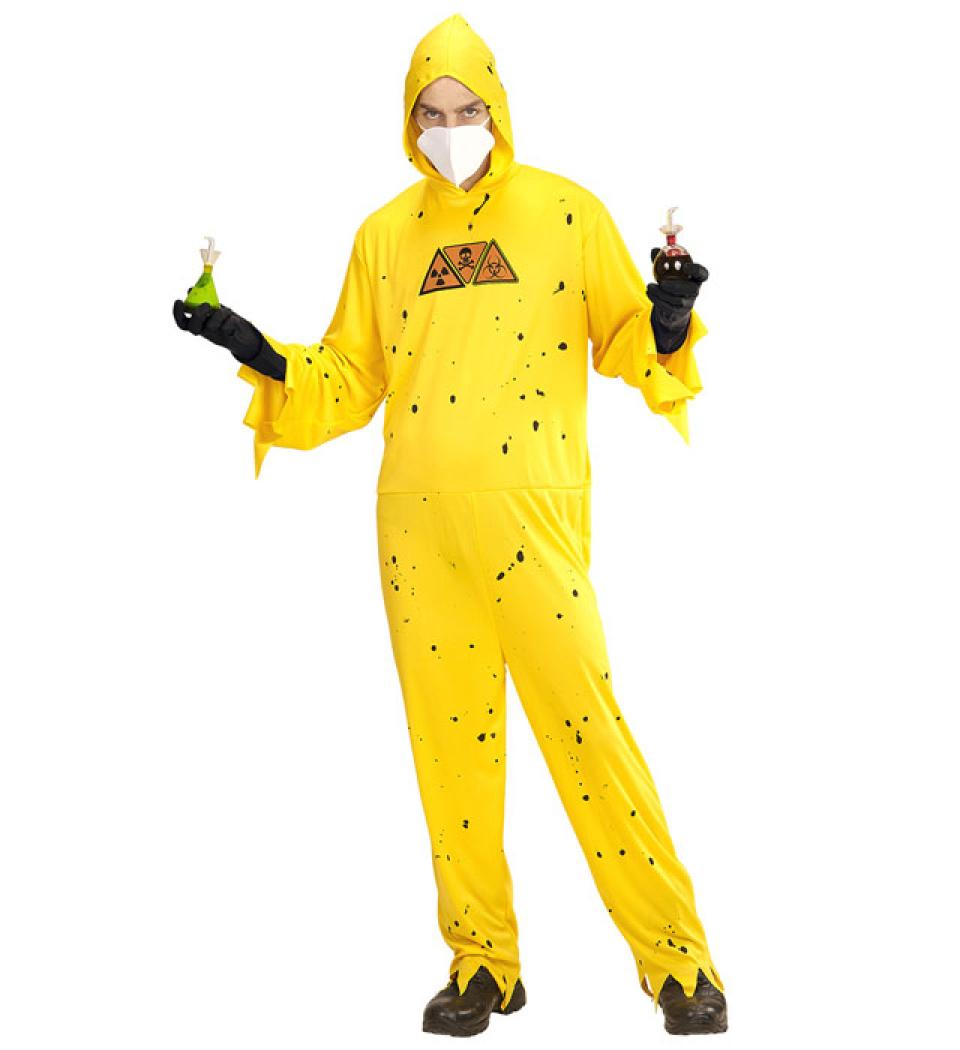 Combinaison chimique jaune taille XL