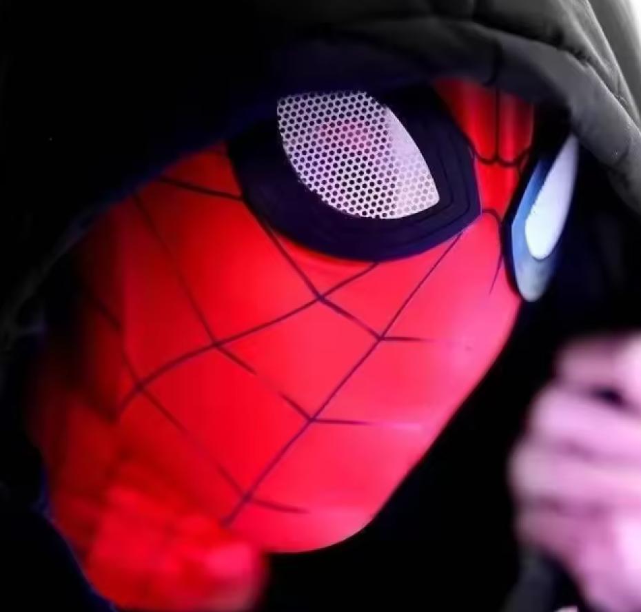 Cagoule Spiderman adulte moulante