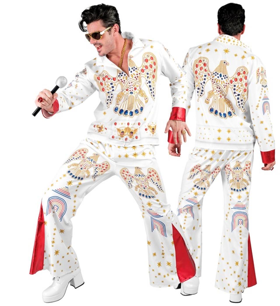 Déguisement Fast Costume Elvis roi du Rock'n Roll réaliste taille M