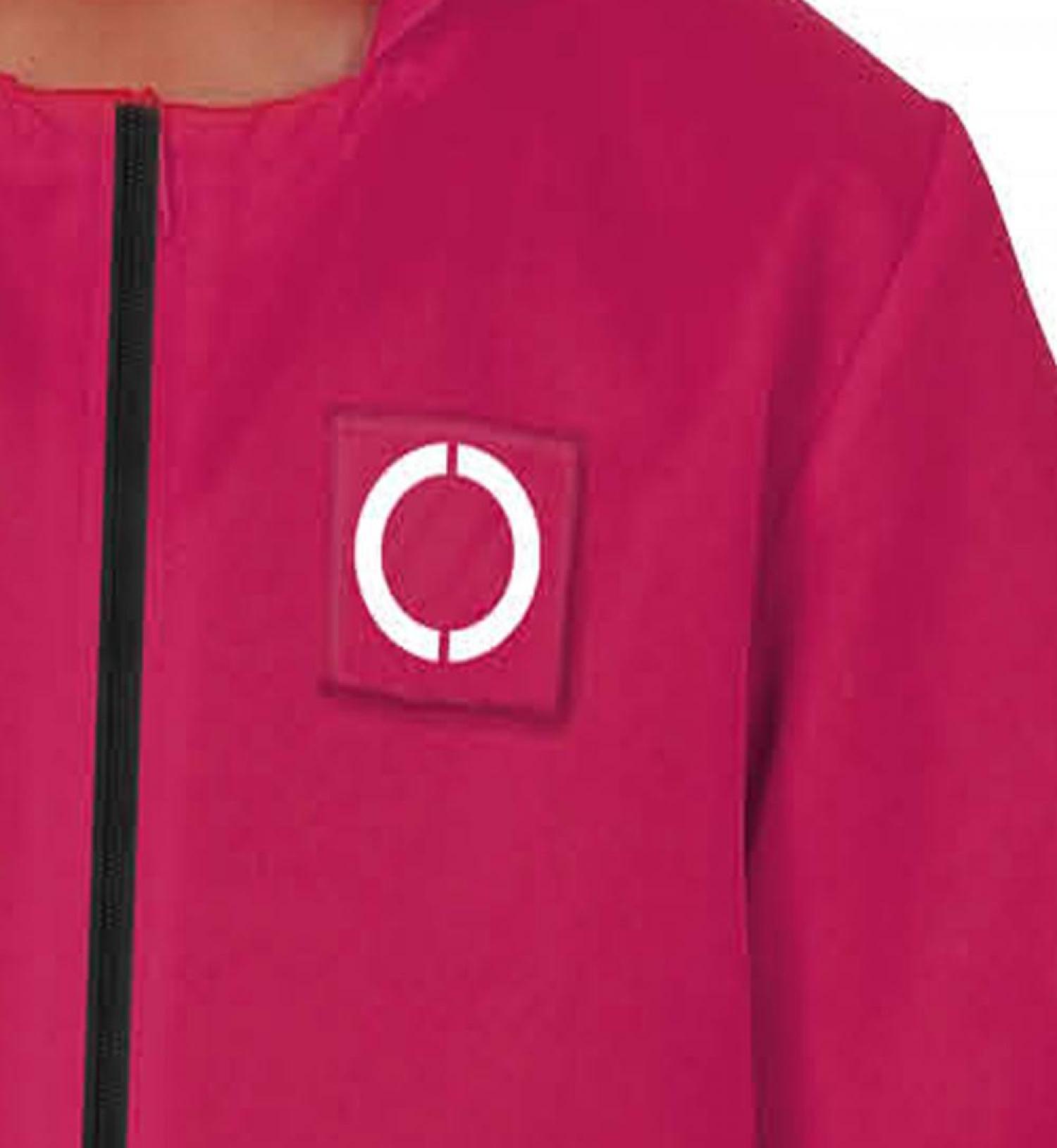 Combinaison Squid Game gardien de jeu taille 10/12 ans