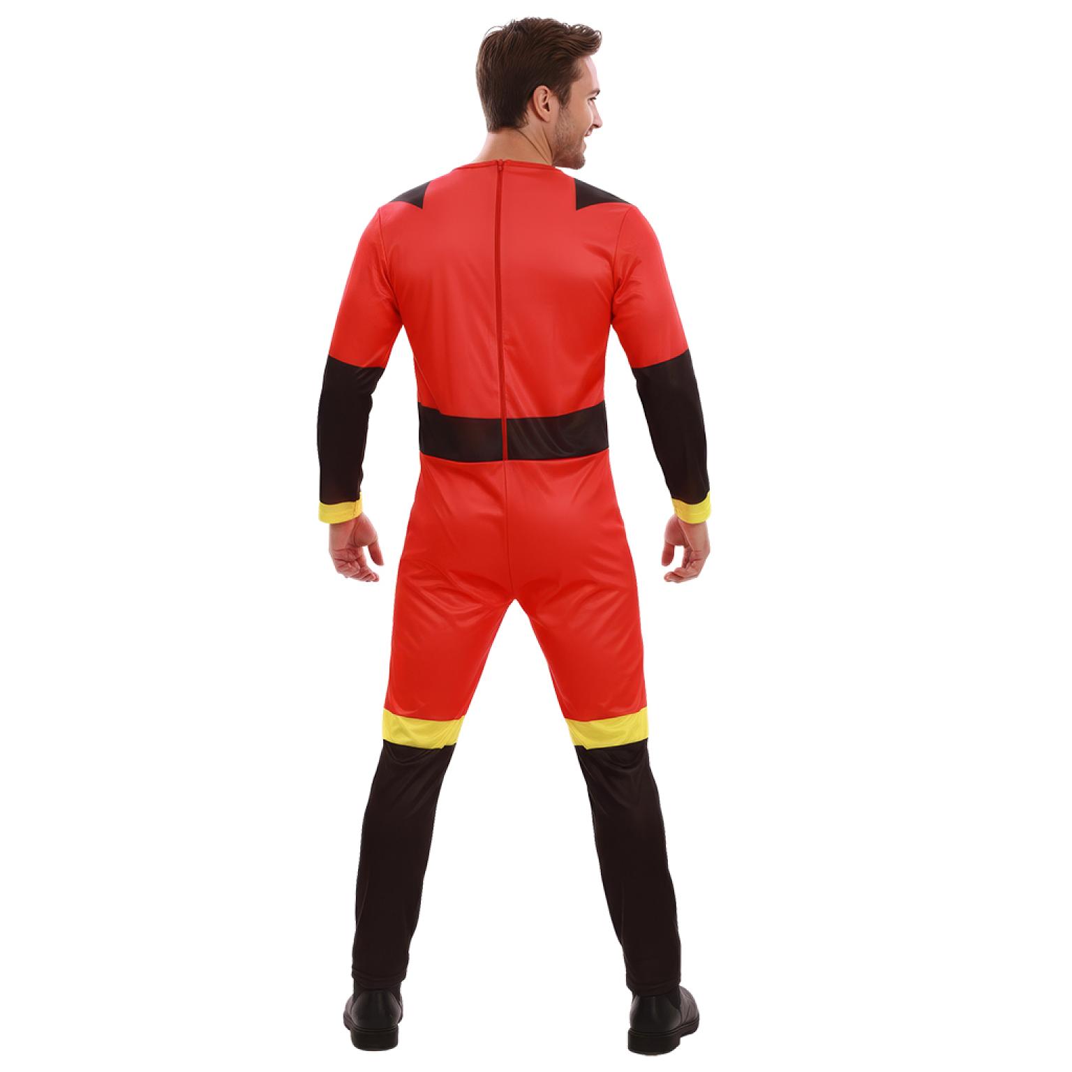 Super-héros famille indestructible rouge pour homme taille S