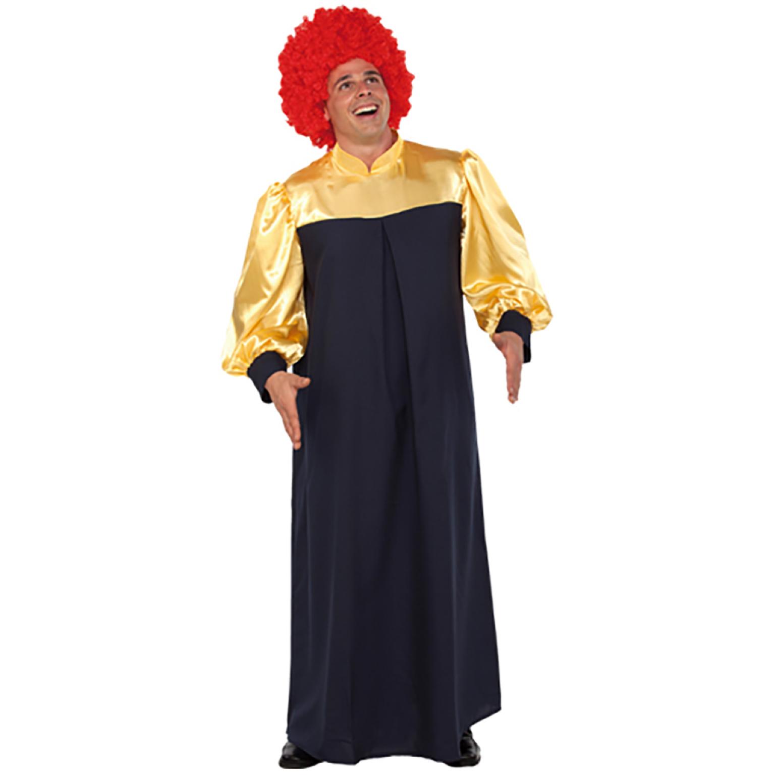 Robe gospel noir et jaune