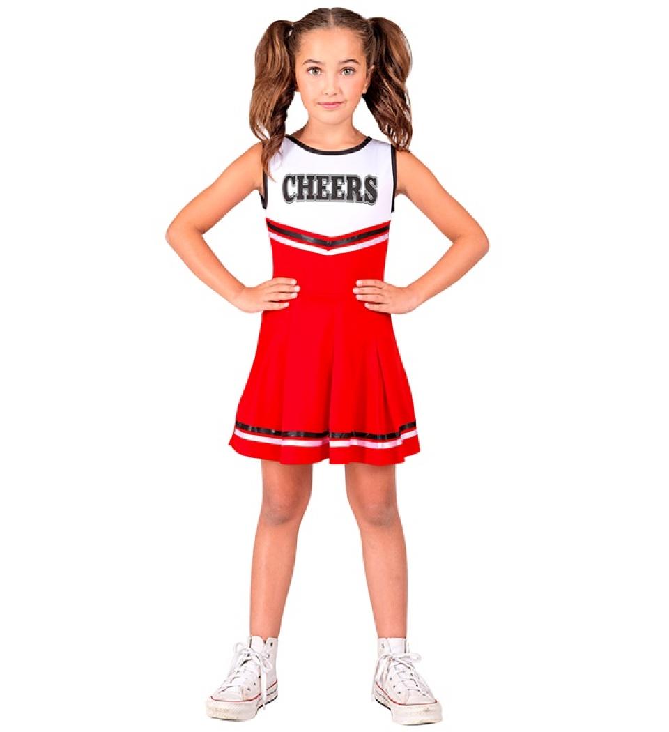 Cheerleader fille rouge taille 4/5 ans
