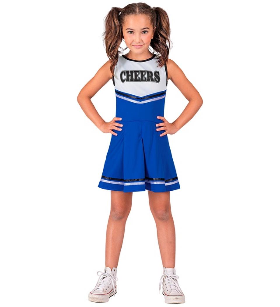 Cheerleader fille bleue taille 8/10 ans