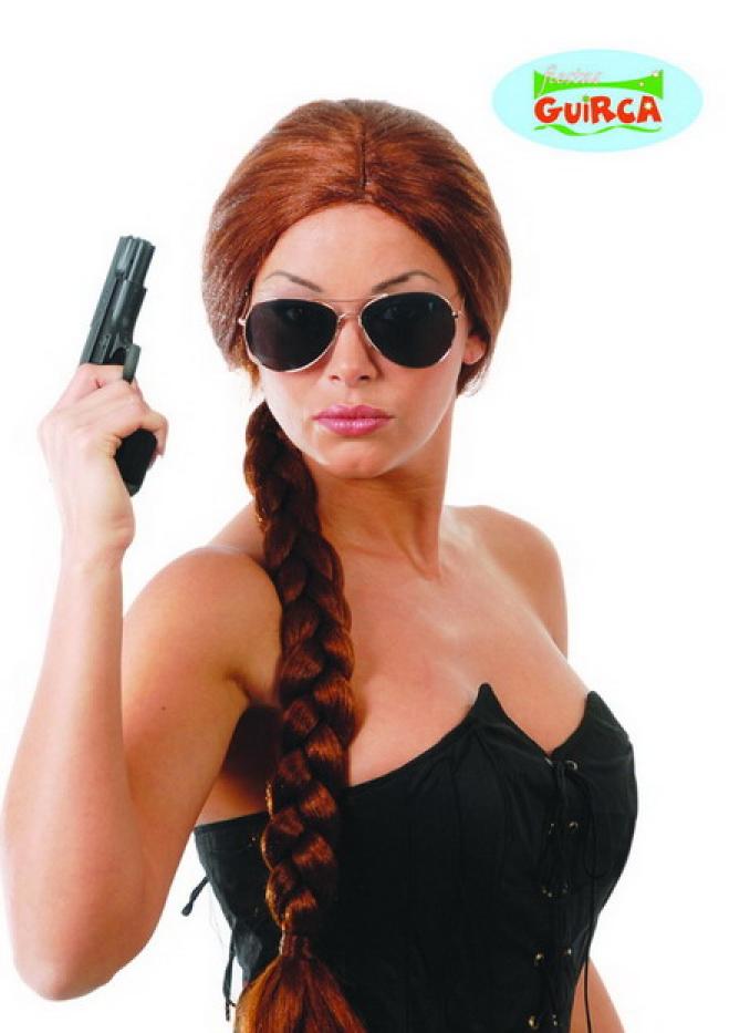 Perruque Lara Croft