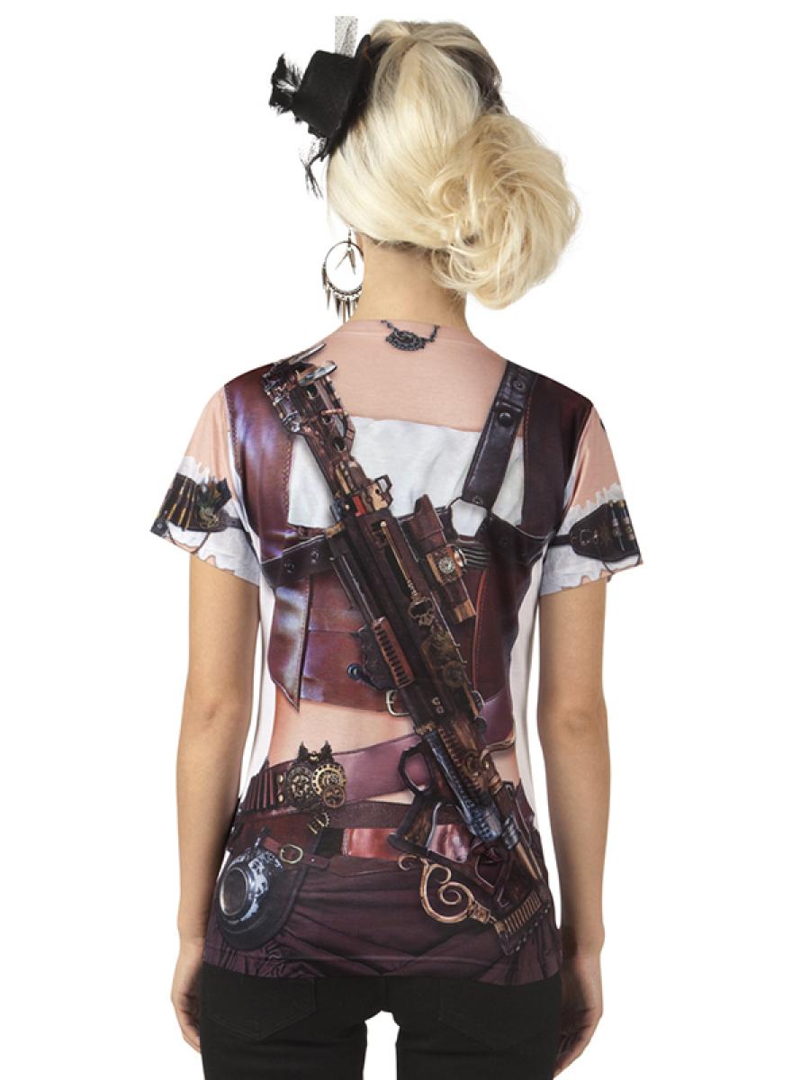 Tee shirt Steampunk Femme taille S/M