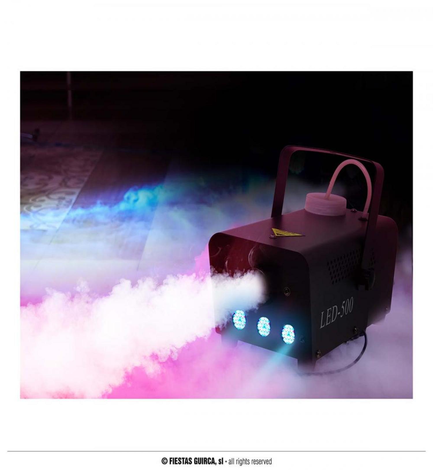 Machine à fumée 500W avevc LED multicolores