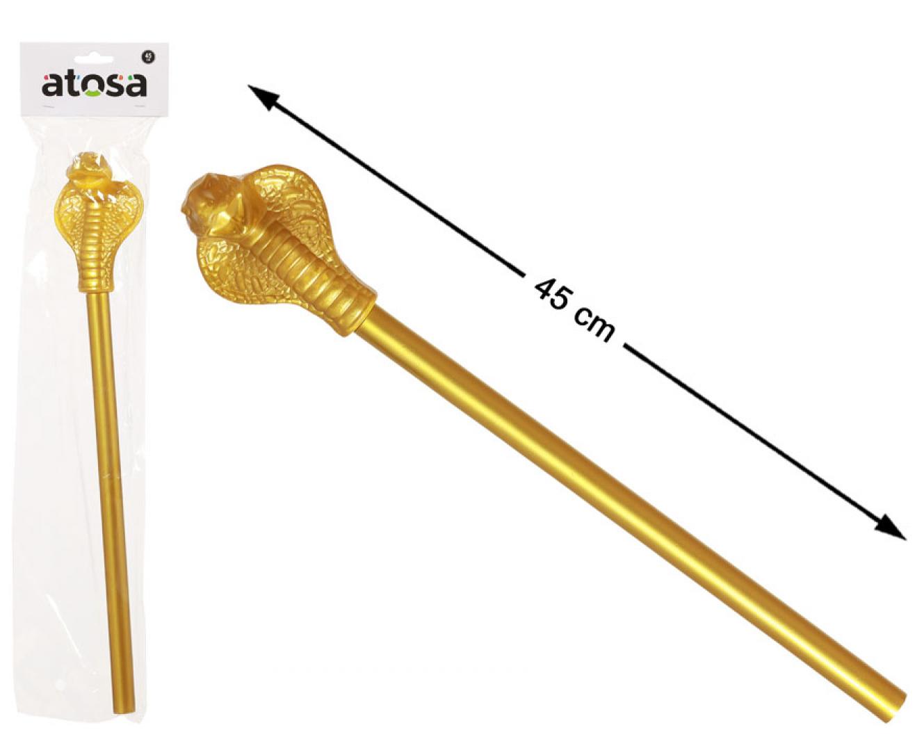Sceptre égyptien serpent 45cm