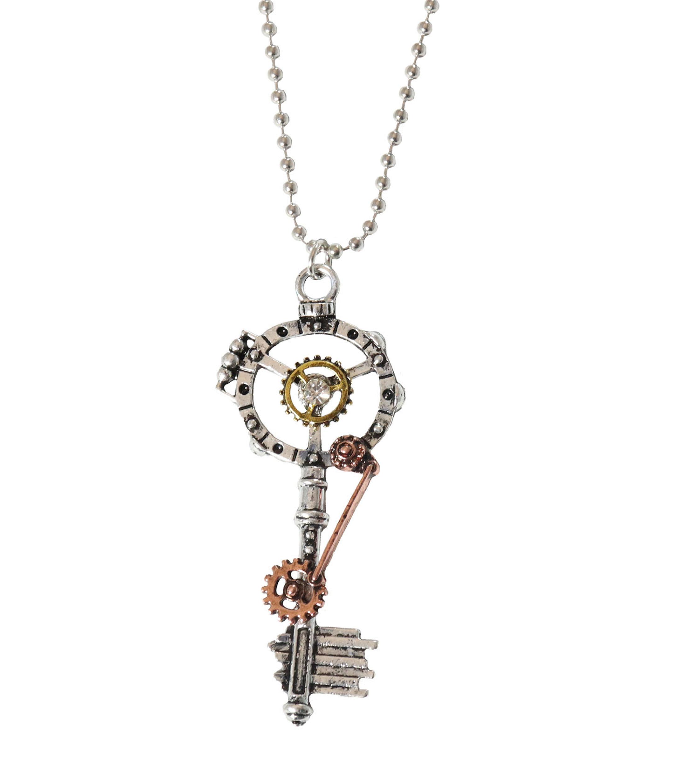Collier clé Steampunk