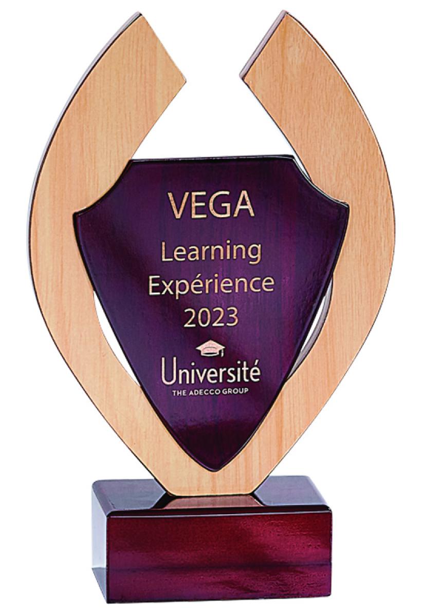Trophée en bois entièrement personnalisable