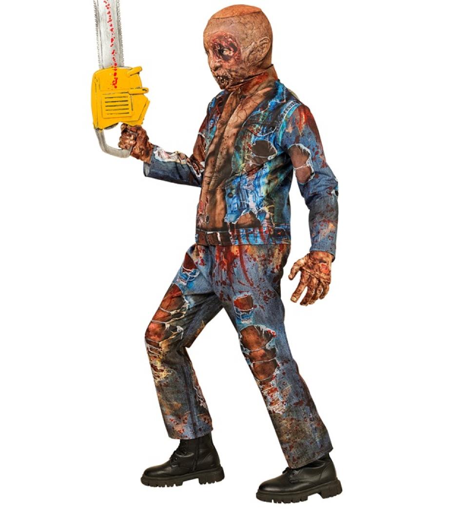 Déguisement effet réaliste zombie imprimé Fast Costume intégral taille 8/10 ans