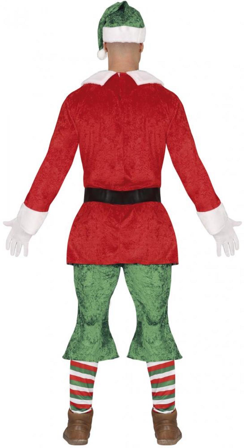 Lutin du Père Noël en velours et fourrure taille M