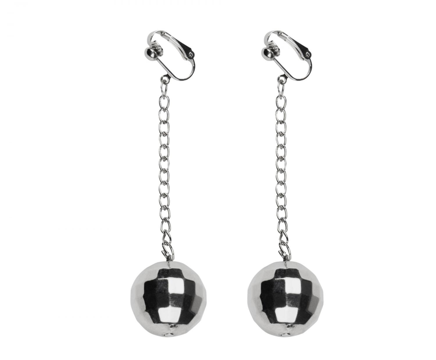Boucles d'oreilles boules à facette