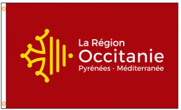 Pavillon Région Occitanie 90x150cm