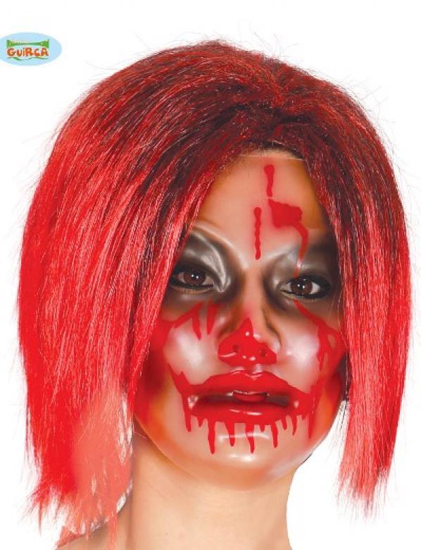 Masque sang transparent femme
