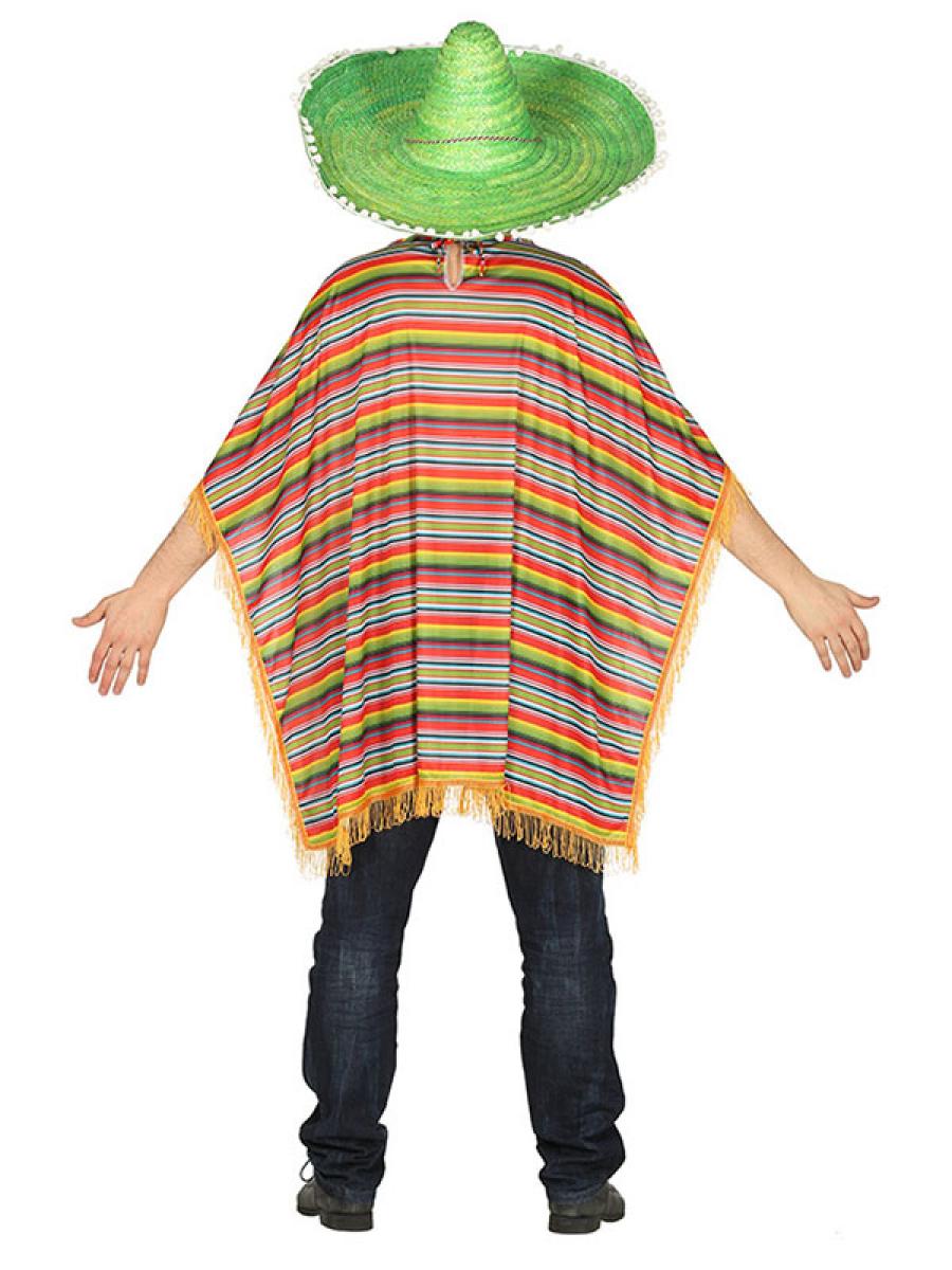 Poncho multicolore mexicain