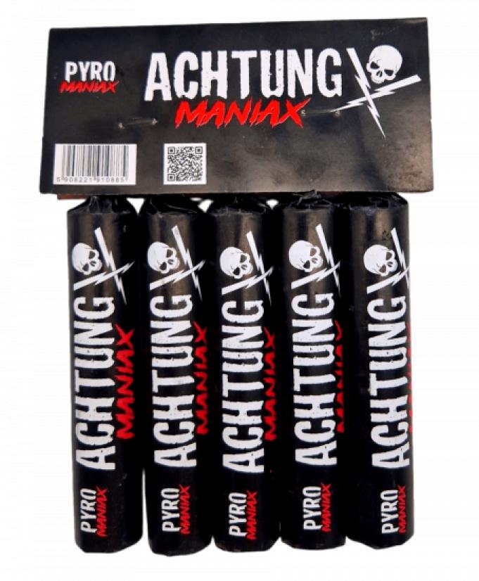 Lot de 5 pétards Achtung! Pyro Maniax
