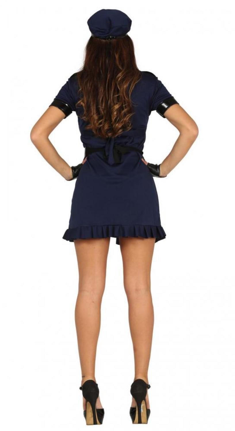 Policière bleue taille L