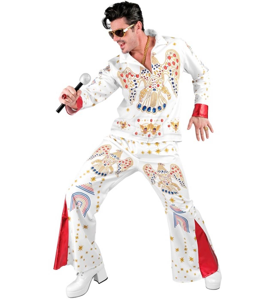 Déguisement Fast Costume Elvis roi du Rock'n Roll réaliste taille L