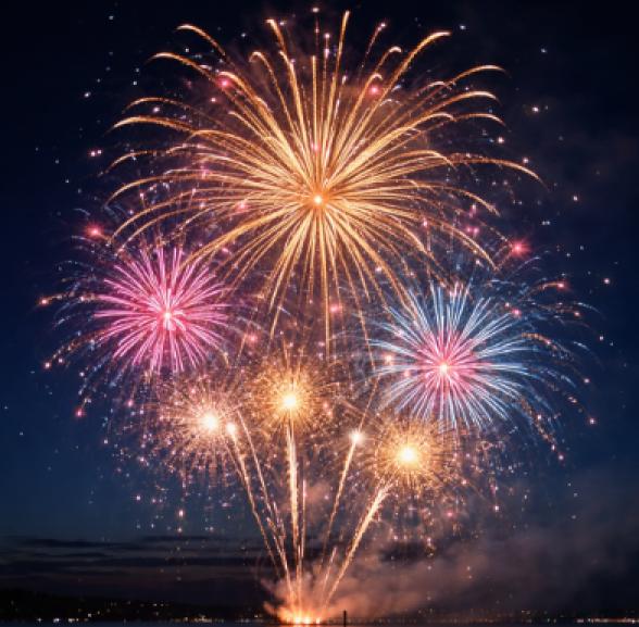 Kit feu d'artifice 20 minutes clés en main pour collectivités, mairies, ...