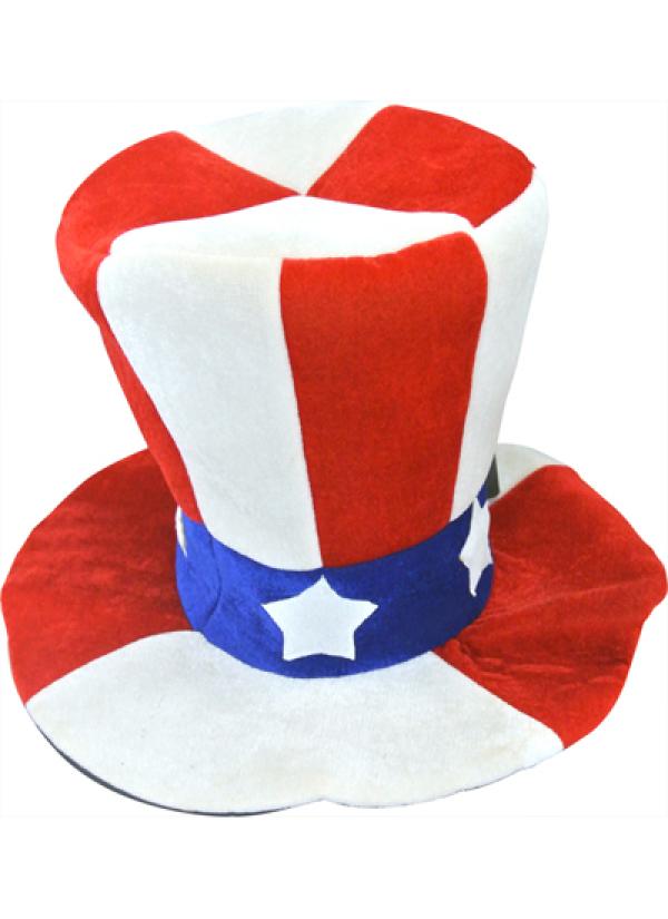Haut de forme Oncle Sam USA drapeau américain
