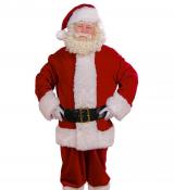 Costume Père Noël luxe haut de gamme taille L