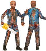 Déguisement effet réaliste zombie imprimé Fast Costume intégral taille 4/5 ans