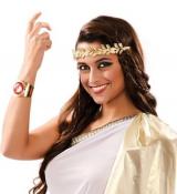 Diadème de lauriers César en métal