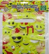 6 sachets à bonbons anniversaire Smiley