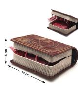 Livre animé mangeur avec dents animatronic sur piles 14x12x6cm