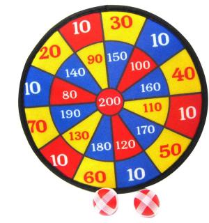 Jeu de cible balles et flechettes (E9-8)