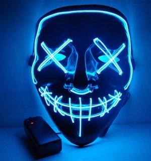 Masque lumineux la purge bleu