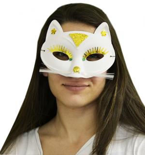 Loup chat adulte blanc