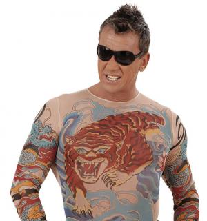 Tee shirt tatoo dragon homme