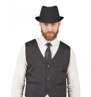 Gilet garçon de café noir taille L/XL