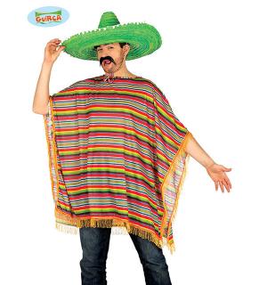 Poncho multicolore mexicain