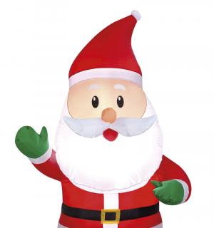 Père Noël gonflable lumineux 120cm