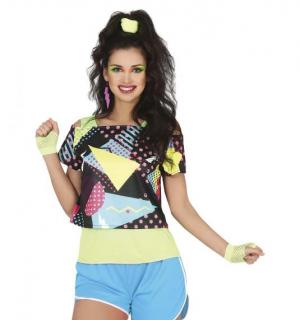 Babe gymnaste années 80 avec short taille S