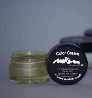 Fard crème Mikim Professionnel or métal S7
