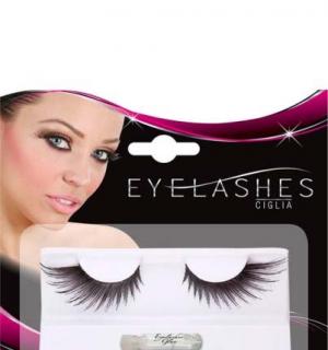 Faux cils noir forme ailes