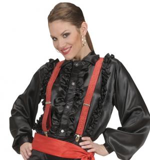 Ceinture ou bandeau de tête rouge