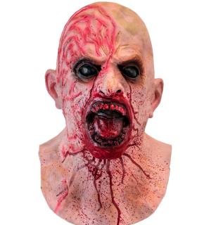 Masque entier zombie ensanglanté en latex