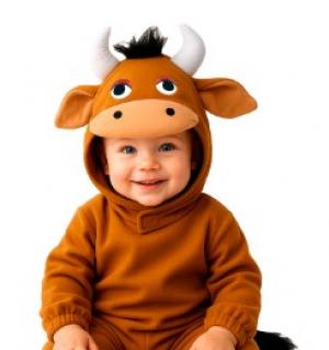 Bébé vache taille 1/2 ans