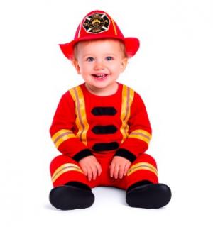 Bébé pompier taille 1/2 ans