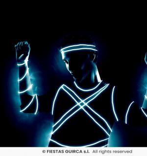 Fil LED 5 mètres blanc pour fabriquer son déguisement
