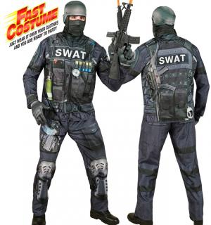 Déguisement effet réaliste policier SWAT imprimé Fast Costume intégral taille M