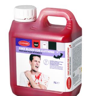 Bidon de faux sang 1 litre pour vêtements