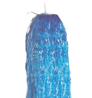 Grand pompon bleu