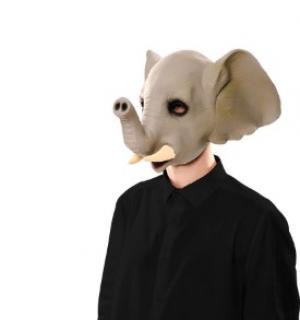 Masque d'éléphant latex
